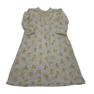 Baby Girl Boy Vintage Carter's Layette Size‎ Yellow Nursery Rhyme Sleep Gown